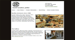 Desktop Screenshot of caradori-pottery.com